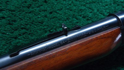 RARE WINCHESTER MODEL 64 LEVER ACTION RIFLE IN DESIRABLE 219 ZIPPER - Image 15 of 23