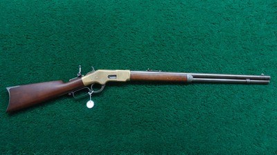 WINCHESTER MODEL 1866 RIFLE WITH SCARCE ROUND BARREL - Image 23 of 23