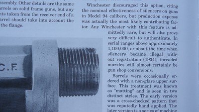 SPECIAL ORDER WINCHESTER MODEL 1894 STRAIGHT STOCK DELUXE RIFLE IN 25-35 WCF - Image 25 of 25