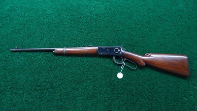 SCARCE WINCHESTER MODEL 94 SRC WITH SPECIAL ORDER PISTOL GRIP STOCK IN 25-35 WCF - Image 19 of 20