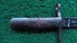 WW2 JAPANESE ARISAKA BAYONET WITH SCABBARD - 7 of 11