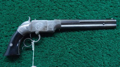 FACTORY ENGRAVED SMITH & WESSON NO. 2 LARGE FRAME PISTOL IN 41 CALIBER
