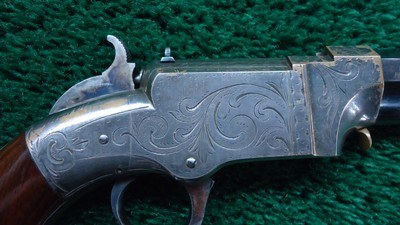 FACTORY ENGRAVED VOLCANIC SMALL FRAME NO. 1 PISTOL CONVERTED TO A PARLOR PISTOL - Image 6 of 18
