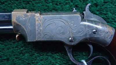 FACTORY ENGRAVED VOLCANIC SMALL FRAME NO. 1 PISTOL CONVERTED TO A PARLOR PISTOL - Image 7 of 18