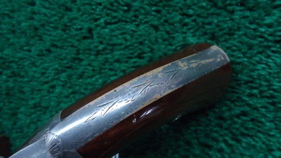 FACTORY ENGRAVED VOLCANIC SMALL FRAME NO. 1 PISTOL CONVERTED TO A PARLOR PISTOL - Image 16 of 18