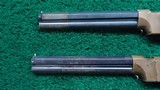 CASED PAIR OF LARGE FRAME NO. 2 VOLCANIC PISTOLS - 14 of 19