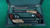 CASED PAIR OF LARGE FRAME NO. 2 VOLCANIC PISTOLS - 6 of 19