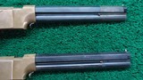CASED PAIR OF LARGE FRAME NO. 2 VOLCANIC PISTOLS - 13 of 19