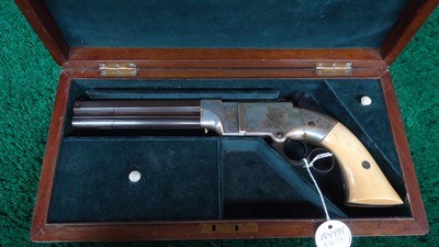 ENGRAVED VOLCANIC LARGE FRAME NO. 2 PISTOL WITH CASE - Image 16 of 17
