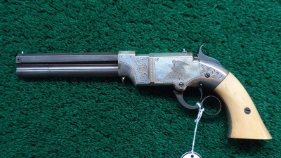 ENGRAVED VOLCANIC LARGE FRAME NO. 2 PISTOL WITH CASE - Image 2 of 17