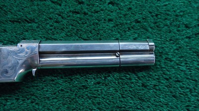 CUSTOM ENGRAVED VOLCANIC LARGE FRAME NO. 2 PISTOL WITH CASE - Image 8 of 17