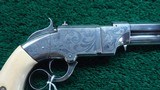 CUSTOM ENGRAVED VOLCANIC LARGE FRAME NO. 2 PISTOL WITH CASE - 6 of 17