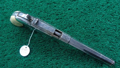 CUSTOM ENGRAVED VOLCANIC LARGE FRAME NO. 2 PISTOL WITH CASE - Image 3 of 17