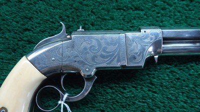 CUSTOM ENGRAVED VOLCANIC LARGE FRAME NO. 2 PISTOL WITH CASE - Image 6 of 17