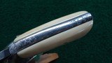 CUSTOM ENGRAVED VOLCANIC LARGE FRAME NO. 2 PISTOL WITH CASE - 14 of 17
