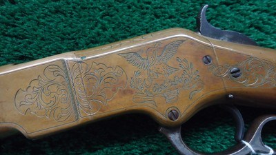 WINCHESTER MODEL 1866 RIFLE ENGRAVED WITH MEXICAN EAGLE - Image 9 of 23