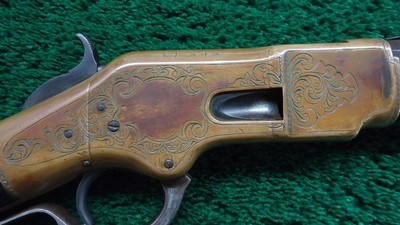 WINCHESTER MODEL 1866 RIFLE ENGRAVED WITH MEXICAN EAGLE - Image 8 of 23