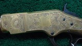 CUSTOM ENGRAVED AND RESTORED WINCHESTER MODEL 1866 RIFLE - 9 of 23
