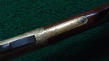CUSTOM ENGRAVED AND RESTORED WINCHESTER MODEL 1866 RIFLE - 10 of 23