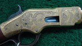 CUSTOM ENGRAVED AND RESTORED WINCHESTER MODEL 1866 RIFLE - 8 of 23