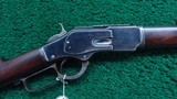 WINCHESTER THIRD MODEL 1873 RIFLE CHAMBERED IN 38 WCF - 1 of 22