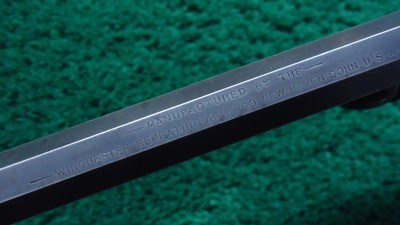 ANTIQUE WINCHESTER MODEL1890 SLIDE ACTION RIFLE IN 22 SHORT - Image 10 of 21