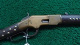 *Sale Pending* - WINCHESTER MODEL 1866 TACK DECORATED RIFLE - 1 of 24