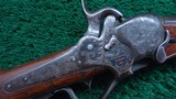 SHARPS MODEL 1851 FACTORY ENGRAVED BOXLOCK CARBINE - 9 of 25