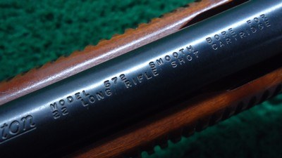 REMINGTON MODEL 572 FIELDMASTER SMOOTH BORE SLIDE ACTION RIFLE - Image 6 of 25
