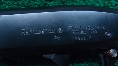 REMINGTON MODEL 572 FIELDMASTER SMOOTH BORE SLIDE ACTION RIFLE - Image 8 of 25