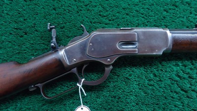 WINCHESTER THIRD MODEL 1873 RIFLE CHAMBERED FOR 38 WCF - Image 1 of 21