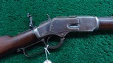 WINCHESTER THIRD MODEL 1873 RIFLE CHAMBERED FOR 38 WCF - Image 1 of 21