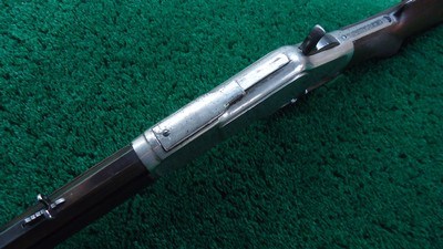 SPECIAL ORDER HALF NICKEL WINCHESTER MODEL 1873 CHECKERED PISTOL GRIP RIFLE CHAMBERED FOR 22 SHORT - Image 4 of 22