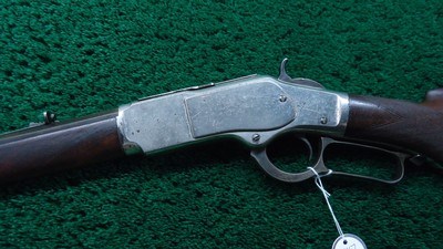SPECIAL ORDER HALF NICKEL WINCHESTER MODEL 1873 CHECKERED PISTOL GRIP RIFLE CHAMBERED FOR 22 SHORT - Image 2 of 22