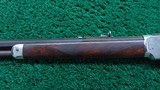 SPECIAL ORDER HALF NICKEL WINCHESTER MODEL 1873 CHECKERED PISTOL GRIP RIFLE CHAMBERED FOR 22 SHORT - Image 12 of 22