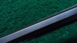 SPECIAL ORDER HALF NICKEL WINCHESTER MODEL 1873 CHECKERED PISTOL GRIP RIFLE CHAMBERED FOR 22 SHORT - Image 10 of 22