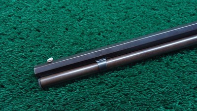 SPECIAL ORDER HALF NICKEL WINCHESTER MODEL 1873 CHECKERED PISTOL GRIP RIFLE CHAMBERED FOR 22 SHORT - Image 14 of 22