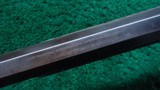 WINCHESTER 1ST MODEL 1873 RIFLE IN 44 WCF - Image 12 of 22