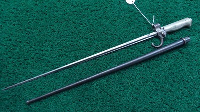 PRE-WW1&WW1 FRENCH LEBEL BAYONET WITH SCABBARD FOR MODEL 1886 - Image 4 of 15