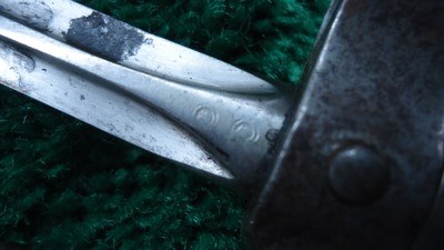 PRE-WW1&WW1 FRENCH LEBEL BAYONET WITH SCABBARD FOR MODEL 1886 - Image 11 of 15