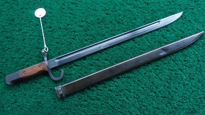 WW2 1930s-1945 JAPANESE ARISAKA TYPE 30 BAYONET WITH SCABBARD - Image 2 of 13
