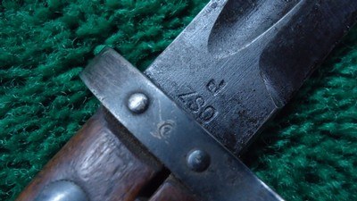 RARE WW1 CZECH MAUSER BAYONET WITH SCABBARD - Image 5 of 10
