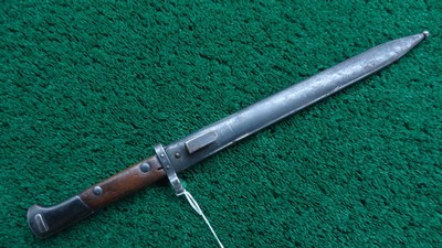 RARE WW1 CZECH MAUSER BAYONET WITH SCABBARD - Image 4 of 10