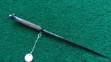 RARE WW1 CZECH MAUSER BAYONET WITH SCABBARD - Image 10 of 10