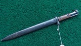 RARE WW1 CZECH MAUSER BAYONET WITH SCABBARD - Image 3 of 10