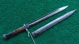 RARE WW1 CZECH MAUSER BAYONET WITH SCABBARD - Image 2 of 10
