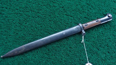 RARE WW1 CZECH MAUSER BAYONET WITH SCABBARD - Image 3 of 10