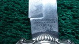 H.C. BOOTH & CO. NORFOLK WORKS SHEFFIELD DAGGER - Image 3 of 8