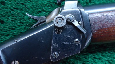 SPORTERIZED WINCHESTER LOW WALL MODEL 1885 WINDER MUSKET IN 22 SHORT - Image 15 of 25