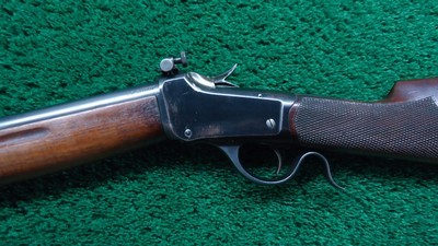 SPORTERIZED WINCHESTER LOW WALL MODEL 1885 WINDER MUSKET IN 22 SHORT - Image 2 of 25
